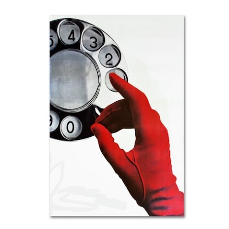 Vintage Apple Collection 'Call Me' Canvas Art,12x19